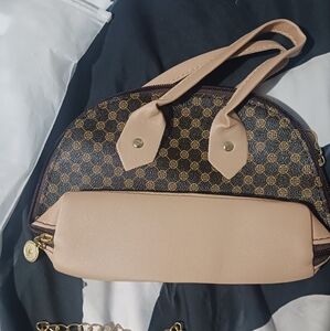 New Women Brown & Beige Mini Bag